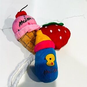 Colorful Plush Toy Set for Dogs